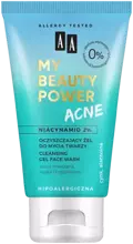 AA Oceanic - AA MY BEAUTY POWER ACNE - Purifying face wash GEL for combination, oily and acne skin 150 ml 5900116080420