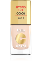 Delia - Coral Hybrid Gel - Hybrid Varnish without lamp 20 IVORY 11ml 5901350458167