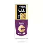 Delia - Coral Hybrid Gel - Hybrid Varnish without lamp 47 BURGUND 11ml 5901350478196