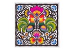 Folkstar -  PAPER NAPKINS – LOWICZ ROOSTERS PATTERN /15865/ 5901845114660