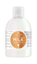 Kallos Cosmetics - MILK hair SHAMPOO with milk protein for damaged hair 1000ml 5998889511654