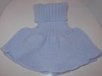 TURTLENECK SCARF for winter for kids and adults (3+ years old) AZURE