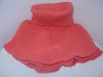 TURTLENECK SCARF for winter for kids and adults (3+ years old) CORAL