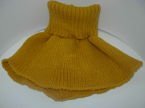 TURTLENECK SCARF for winter for kids and adults (3+ years old) DARK YELLOW / GOLD