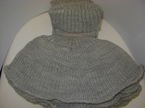 TURTLENECK SCARF for winter for kids and adults (3+ years old) GREY