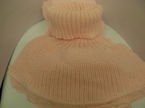 TURTLENECK SCARF for winter for kids and adults (3+ years old) LIGHT PINK
