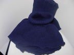 TURTLENECK SCARF for winter for kids and adults (3+ years old) NAVY BLUE
