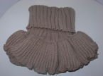 TURTLENECK SCARF for winter for kids (up to 3 years old) BEIGE