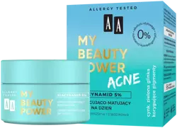 AA Oceanic - AA MY BEAUTY POWER ACNE - Correcting and mattifying DAY cream 50 ml 5900116082769