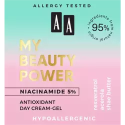 AA Oceanic - AA MY BEAUTY POWER - NIACINAMIDE 5% Antioxidant DAY CREAM-GEL 50 ml 5900116075976