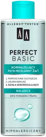 AA Oceanic - AA PERFECT BASIC - Normalizing micellar fluid 3in1 BALANCE 200 ml 5900116082721