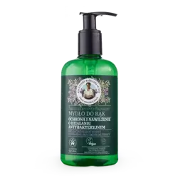 Babuszka Agafia - Hand SOAP natural, protective and moisturizing with antibacterial effect with sage and rosemary/MYDŁO do rąk naturalne, chronno-nawilżające o działaniu antybakteryjnym z szałwią i rozmarynem 300 ml 4743318149219