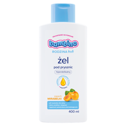 Bambino - Family / Rodzina - Hyper-Delicate Shower Gel / Hipoalergiczny ŻEL POD PRYSZNIC MIRABELKA 400ml 5900017071398