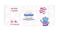 Bambino - Unscented baby wipes / CHUSTECZKI Bezzapachowe Do Buzi I Rączek 57szt 5900017064840