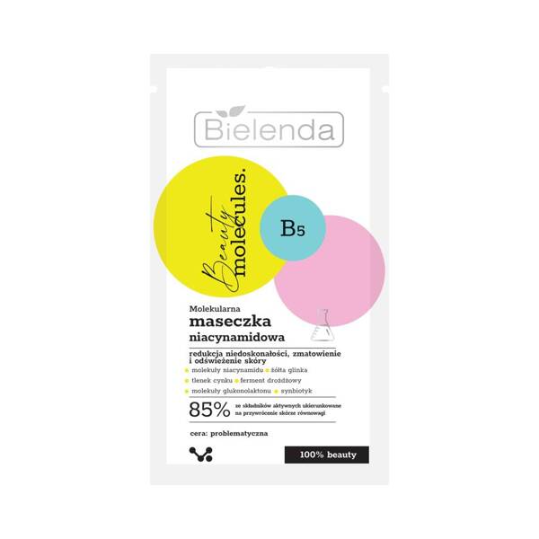 Bielenda - Beauty Molecules - Molecular NIACINAMIDE MASK 8g 5902169051396