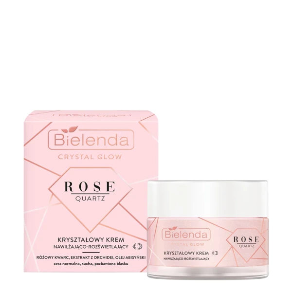 Bielenda - Crystal Glow Rose Quartz - Moisturising-Illuminating Cream 50 ml 5902169042400