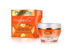 DAX Cosmetics - Perfecta phenomenon of C 60+ - DAY and NIGHT CREAM improvement face oval SPF6 for all skin type of mature skin 50ml 5900525044303