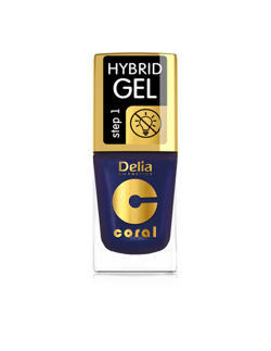 Delia - Coral Hybrid Gel - Hybrid Varnish without lamp 63 PEARL VIOLET 11ml 5901350485538