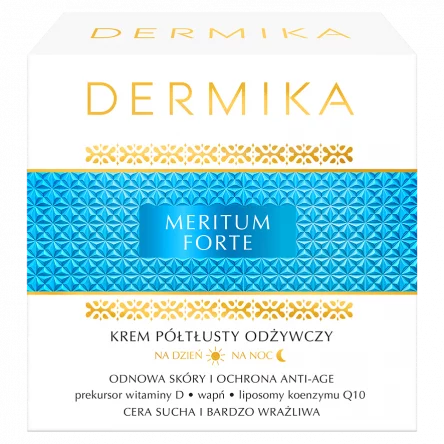 Dermika - MERITUM FORTE - SEMI-RICH nourishing DAY/NIGHT cream 50ml 5902046768874