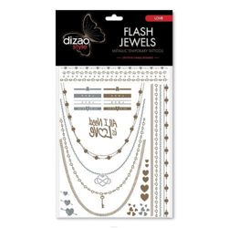 Dizao Organics - Flash Jewels - Short Tattoo LOVE 5292452002502