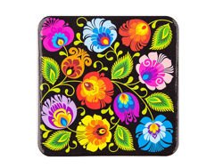 Folkstar - Cork FOLK CUP COASTER LOWICZ BLACK /13223/ 5901845104517