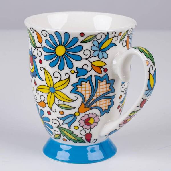 Folkstar -'HELENKA' MUG IN A DECORATIVE BOX - KASHUBIANPATTERN 280 ml /21672/ 5901845128520