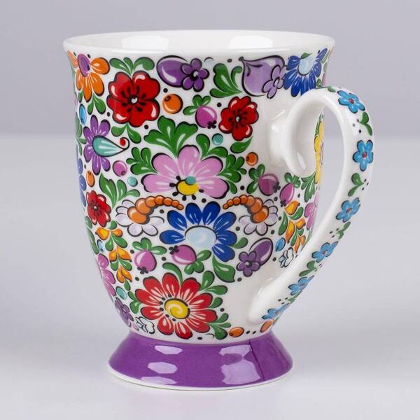 Folkstar -'HELENKA' MUG IN A DECORATIVE BOX - OPOLE PATTERN 280 ml /21671/ 5901845128551