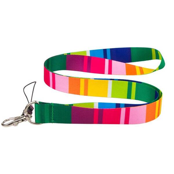 Folkstar - LANYARD FOLK - ŁOWICZ STRIPES PATTERN 2 CM /13521/ 