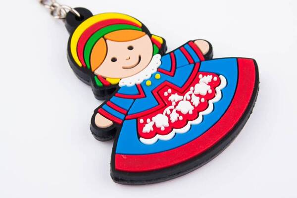 Folkstar - RUBBER KEYCHAIN - KUYAVIAN GIRL /16027/ 5901845115193