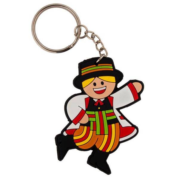 Folkstar -RUBBER KEYCHAIN - LOWICZ BOY /13593/ 5901845105064