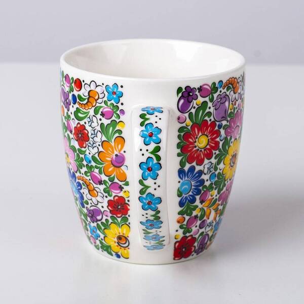 Folkstar -'STEFANIA' MUG in a decorative box - OPOLE PATTERN 460 ml / 21674/ 5901845128599