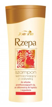 Joanna - Turnip - SHAMPOO with CONDITIONER 2 in 1 for greasy and brittle hair (red) 200ml 5901018000356