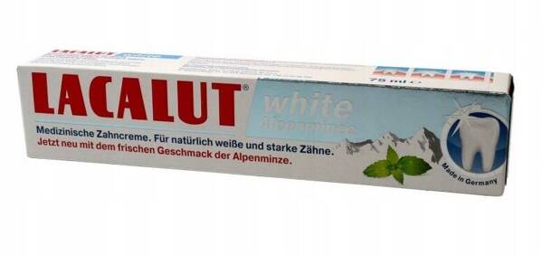 Lacalut - /ExpDate31/03/24/ White Alpenminze - Toothpaste 75 ml 4016369546116