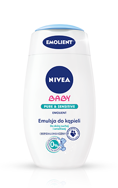 Nivea Baby - Pure & Sensitive EMOLIENT - Bath emulsion for children 200ml 5900017053134