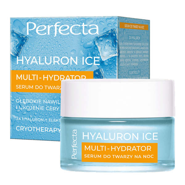 Perfecta - Hyaluron Ice - Night Face SERUM Multi-Hydrator 50 ml 5900525081681