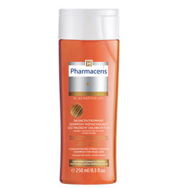 Pharmaceris H - H-KERATINEUM - CONCENTRATED STRENGTHENING SHAMPOO for weak hair prone to falling out, for normal and oily hair 250ml 5900717157217