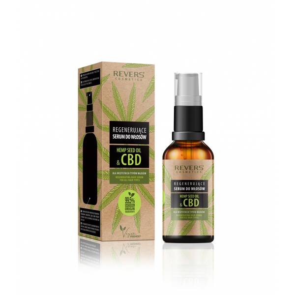 Revers - Regenerating hair SERUM with natural he m p oil from CiBiDi 50ml 5902815182696