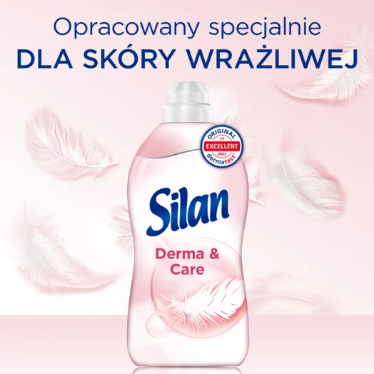 Silan - SENSITIVE - DERMA & CARE - Fabric softener / Płyn do płukania  10120ml 9000101590630