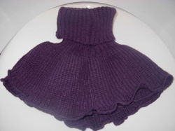 TURTLENECK SCARF for winter for kids and adults (3+ years old) PURPLE
