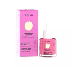 Yolyn - Greenbiotic Ferment - Face Shot - Face Serum Raspberry / Serum do twarzy Bardzo MALINOWE 20ml 5901785007916