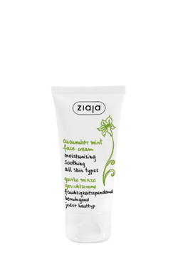 Ziaja - Cucumber Mint - Moisturizing DAY CREAM SPF 6 for all skin type / Krem na DZIEŃ nawilżający SPF 6 każdy rodzaj skóry 50ml 5901887036708