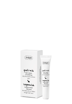 Ziaja - Goat's Milk - Nourishing eye cream / Krem POD OCZY skóra sucha skłonna do zmarszczek  KOZIE MLEKO 15ml 5901887001744