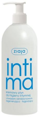 Ziaja - Intima - Regenerating and soothing creamy intimate hygiene WASH with acid lactobionic  big 500ml 5901887018704