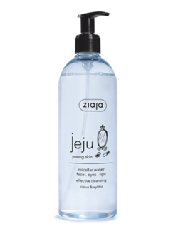 Ziaja - Jeju - Micellar water (Płyn MICELARNY skóra mieszana, trądzikowa, tłusta) 390ml 5901887047308