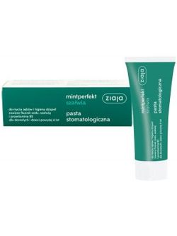 Ziaja - Mintperfekt - Sage TOOTHPASTE with fluoride and provitamin B5 75ml 5901887033936