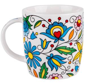 Folkstar -'HANIA' MUG IN A DECORATIVE BOX - KASHUBIAN PATTERN 360 ml /13542/ 5901845104999