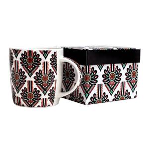 Folkstar -'HANIA' MUG IN A DECORATIVE BOX - PARZENICA PATTERN 360 ml /20321/ 5901845125017