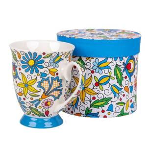 Folkstar -'HELENKA' MUG IN A DECORATIVE BOX - KASHUBIANPATTERN 280 ml /21672/ 5901845128520