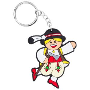 Folkstar - RUBBER KEYCHAIN - HIGHLANDER BOY/14394/  5901845109239