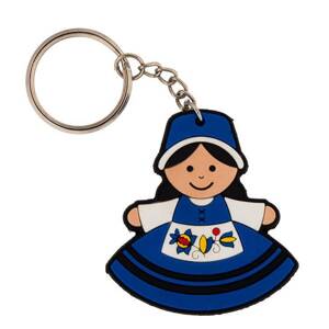 Folkstar - RUBBER KEYCHAIN - KASHUBIAN GIRL /13594/ 5901845105071